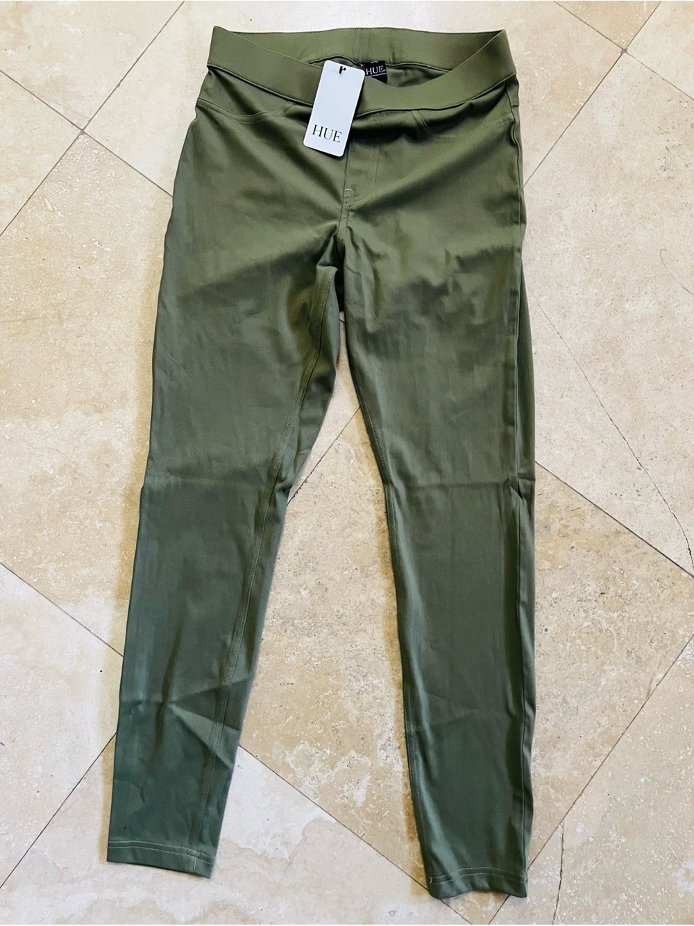 HUE Olive Green Women's Leggings